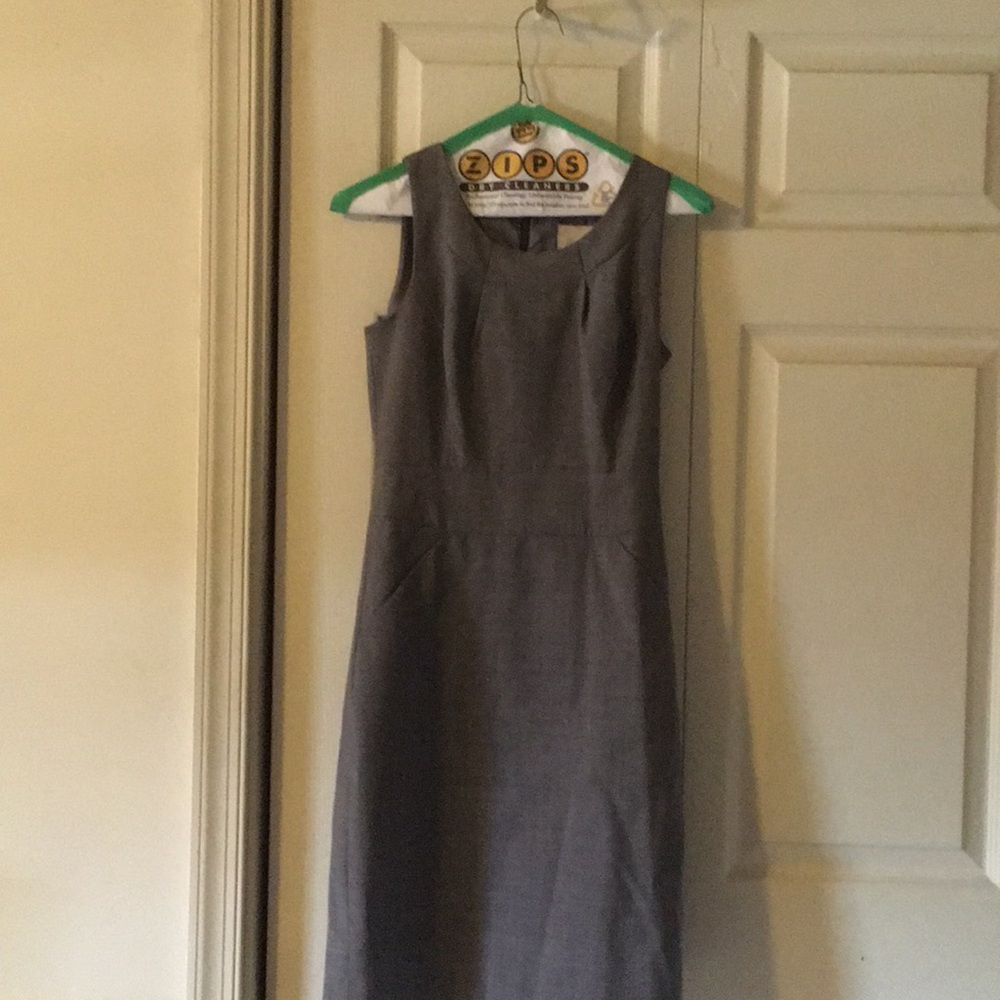 Grey J Crew sheath dress, size 00